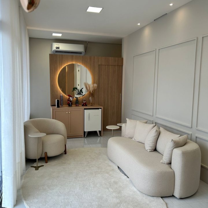 Sala de espera da clínica de estética em Colíder - MT